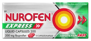 Nurofen Express Liquid Capsules 200